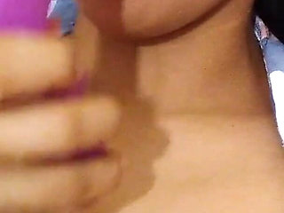 Indian Desi College Girl Fingering and Masturbating with Dildo Vibrater