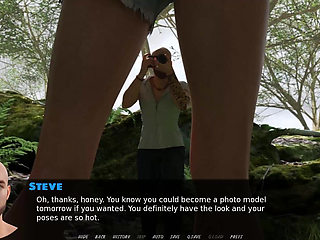 Exciting games: a husband takes sexy photos of his wife in a bikini in the nature ep 12