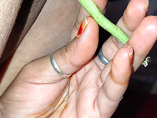Indian fisting  with vegetable