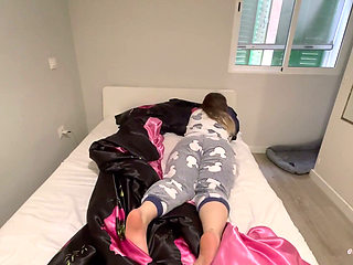 Morning farts in pajamas