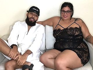 Breana Khalo Gets Creampied by Majiik Montana in Hot Latina BBW Blowjob Scene
