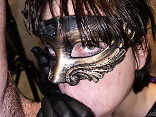 POV Elena Clark Fuck with Grey Pantyhose and Boots