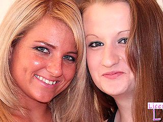 Lesbian action with lovely Casey Cumz from Licensed To Lick