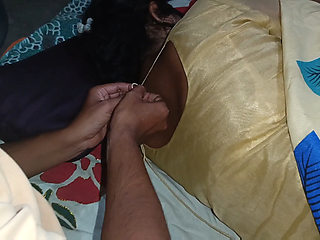 My wife was fucked by my friend while she was sleeng, wife enjoyed thick cock