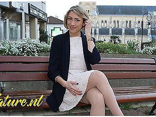 Beautiful French Milf Waiting Outside To Be Picked Up & Fucked In Her Ass - Julie Holly