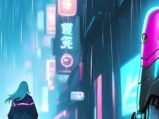 A Futuristic World with Beautiful Women and Cyborgs