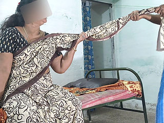 While My Stepmother Was Drinking Water, I Went There, Pulled Her Saree, and Had Sex with Her.