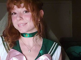 Pretty redhead webcam masturbation show