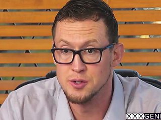 Teacher Fucked New Tight Tranny Student With Big Hard Cock With Jessy Bells