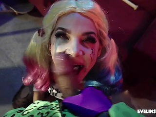 Harley Quinn Cosplay Facial Fuck Defeat