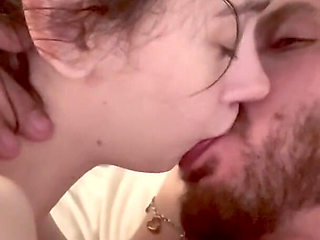 Young Stepdaughter Learns First Time Kissing Deep Anal and Deepthorat