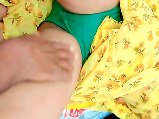 Hot and sexy desi indian wife fucked with devar when her husband was outside from home