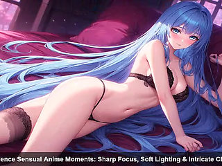 Experience Sensual Anime Moments Sharp Focus Soft Lighting Intricate Clothing