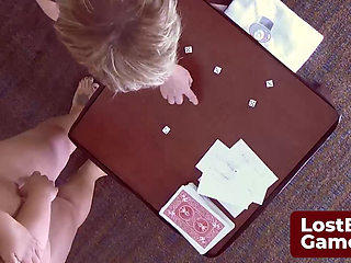 The Final Strip Game Loser, Left in Just Her Bra