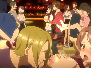Couples on Swinger Party: First Orgy with my Perv Colleague - Anime Hentai, ENG Sub