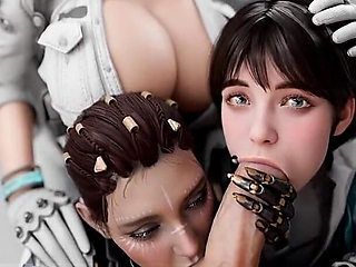 Big Breast Stepmom Teaching Her Stepdaughters How Suck Cock and Catch Warm Cumshots All on Their Faces and Breasts