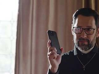 Anal fuck with a creepy priest who does creepy things