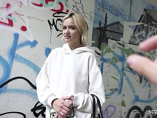 German Scout Casting: Tight Tini and Novella Nights Tall Small Tits Teen Rough Fuck