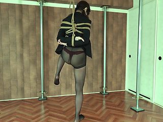 An Office Dame Partner Who Acts Bashful Despite Being a Nymphomaniac.