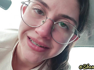 CAR POV BLOWJOB CUM IN THROAT RAINY DAY PART. 2