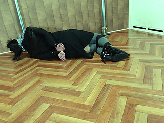 The Targeted Office Lady Was Tied up with Tape