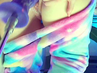 Too Much Cum for unicorn… Now There’s a Puddle on the