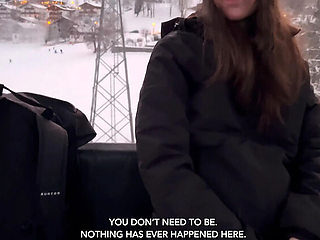 Horny Teen Gets Facial and Cum in Mouth Public Outdoor Doggy Style