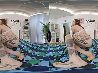 Tattooed Tiny Tit Petite Eden Ivy Solo POV Masturbation