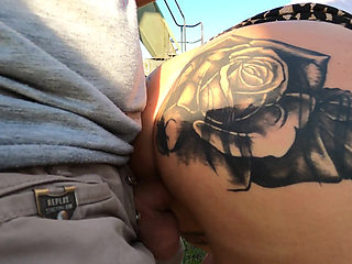 Darkhairy, Hot and Tattooed MILF Gets Fucked Public and Creampied (julia Exklusiv) 35min