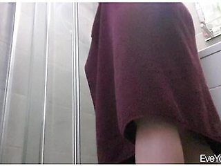 College Dorm Shower Voyeur