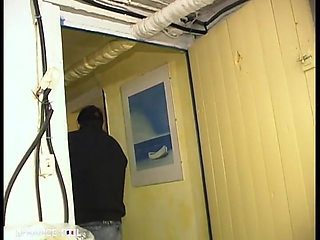 Papy Voyeur Doing a Young Redhead Maid in Stockings with a Friend