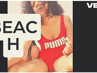 Nude Beach Lifeguard Romantic Date Public Reality Porn
