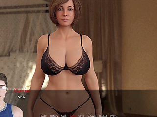 Porn game, step sister, teenager anime