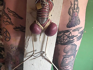 Goode Girl Unholy Crucifix Ballbusting Pt3