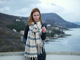 Coastal Smoke Moment Quiet Breeze Scenic View