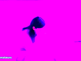 Purple Light Jacuzzi bath starring Chloe Faye