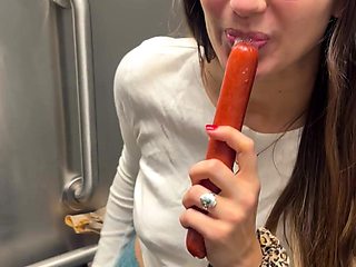 Amateur double toy masturbation