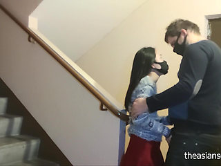 we fuck in the stairwell of a friend's building