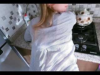 Stepmom Creamy Creampie - Big Ass MILF Gets Sperm From Step Son