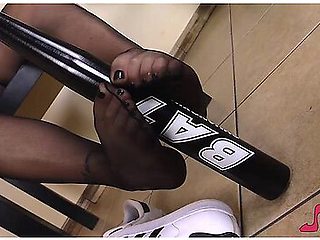 Sexy Petra In Harley Quinn Cosplay Costume And Black Opaque Pantyhose