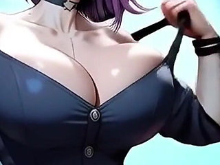 Cyberpunk Girl Undress in Office (ai Animation)