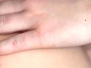 Homemade Threesome First Time: Busty Wife & Petite Teen 18yo in Passionate Bedroom Sex