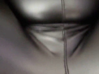 Secretary in Torn Leather Pants Wants Her Boss’s Cock
