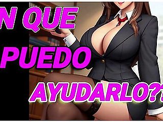 You Fuck The Hot School Secretary - Asmr Roleplay In Spanish
