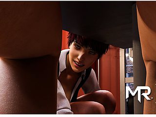 FashionBusiness - Showing Pussy in Restaurant E2 #53