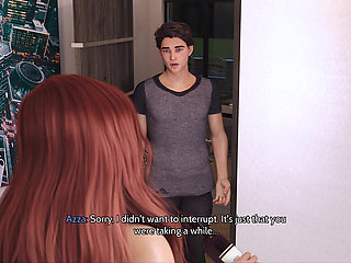 Redhead MILF Pleasured Slowly in POV Animation World