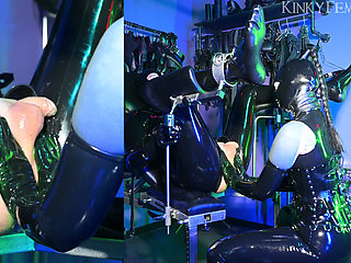 Heavy Rubber Dolly Latex Double Anal Fisting Ft Mistress Lunatika Maz Morbid