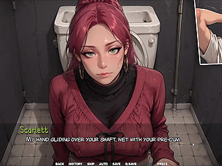 Horny Japan Girl Giving Me A Blowjob In Public Toilet