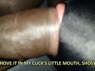 subtitleshotwife's Masked Bi MMF with Hubby's First BBC Suck and Interracial Humiliation