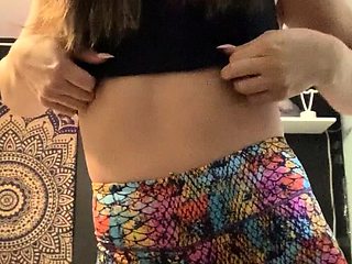 Sexy teen ebony solo toy masturbation